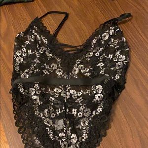 Lace body suit NWOT